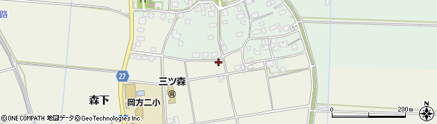 新潟県新潟市北区森下1500周辺の地図