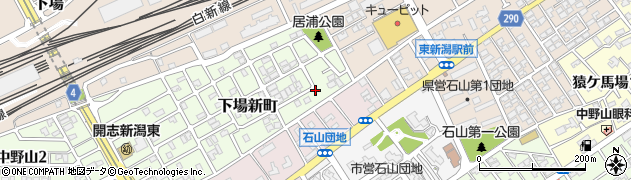 新潟県新潟市東区下場新町21周辺の地図