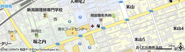 宮島石油販売株式会社　駅南天神尾ステーション周辺の地図