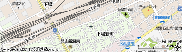 新潟県新潟市東区下場新町14周辺の地図