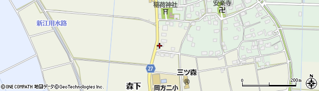 新潟県新潟市北区森下1528周辺の地図