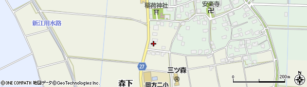 新潟県新潟市北区森下1529周辺の地図