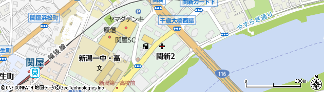 新潟県新潟市中央区関新周辺の地図