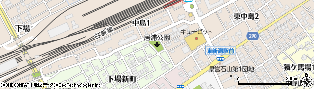 居浦公園周辺の地図
