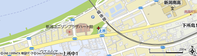 上所島公園周辺の地図
