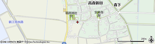 新潟県新潟市北区森下1547周辺の地図