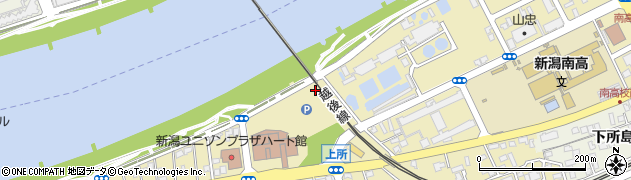 新潟県新潟市中央区上所周辺の地図