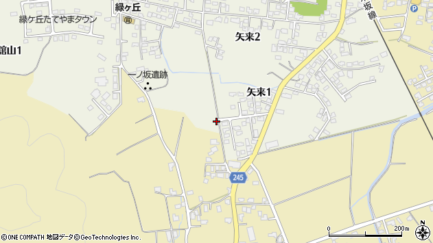 〒992-0074 山形県米沢市矢来の地図