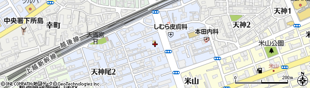 新潟県新潟市中央区天神尾周辺の地図