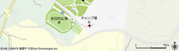 豊浦総合運動施設キャンプ場周辺の地図