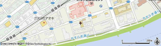 新潟理容美容専門学校周辺の地図