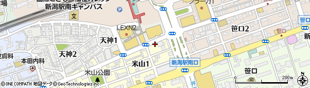 トヨタレンタリース新潟新潟駅南口店周辺の地図