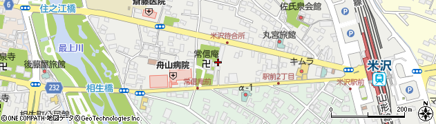 山交観光株式会社米沢案内所周辺の地図