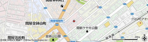新潟県新潟市中央区関屋御船蔵町周辺の地図