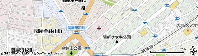 新潟県新潟市中央区関屋御船蔵町周辺の地図
