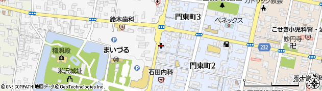 大同生命保険株式会社　米沢営業所周辺の地図
