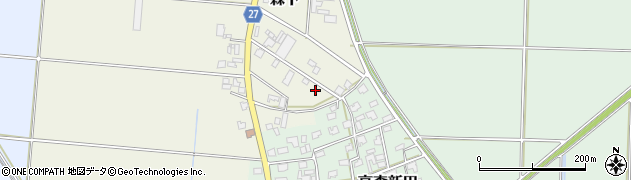 新潟県新潟市北区森下724周辺の地図