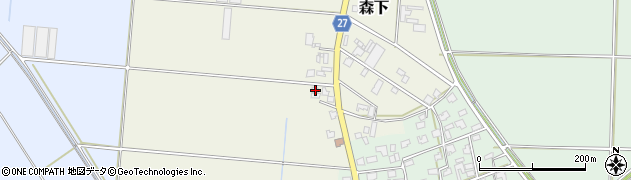 新潟県新潟市北区森下419周辺の地図