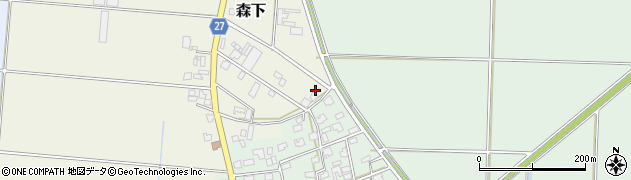 新潟県新潟市北区森下701周辺の地図