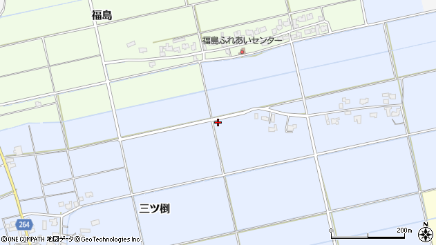 〒959-2326 新潟県新発田市三ツ椡の地図
