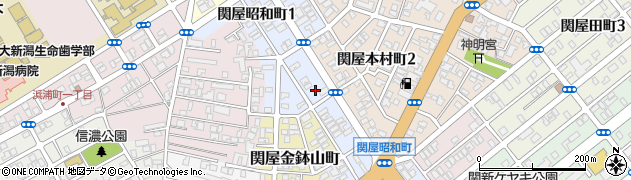 新潟県新潟市中央区関屋昭和町周辺の地図