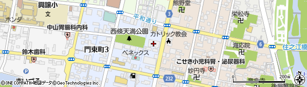 山形銀行米沢北支店周辺の地図