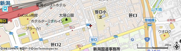 ハッピーロード新潟本社周辺の地図