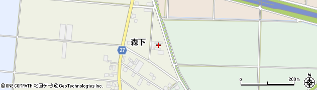 新潟県新潟市北区森下696周辺の地図