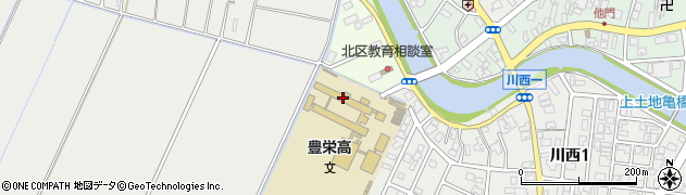 新潟県立豊栄高等学校　商業周辺の地図