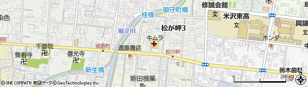 株式会社キムラ　松が岬店周辺の地図