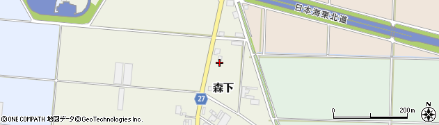新潟県新潟市北区森下674周辺の地図