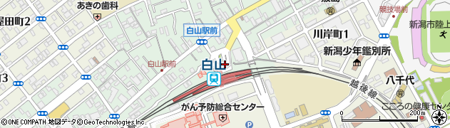 ニューヤマザキデイリーストアＪＲ白山駅前店周辺の地図