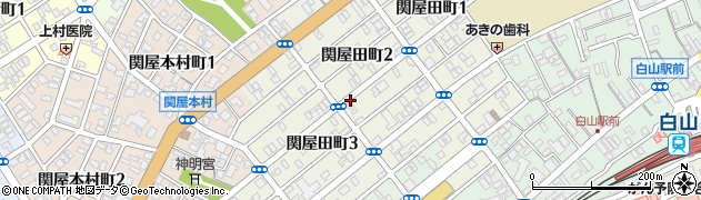 新潟県新潟市中央区関屋田町周辺の地図