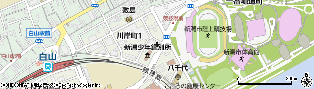 福田道路株式会社　新潟本店周辺の地図