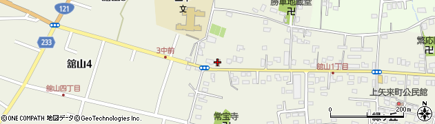 米沢舘山郵便局 ＡＴＭ周辺の地図