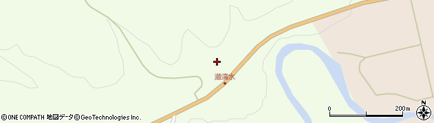 山形県米沢市口田沢（潜清水）周辺の地図