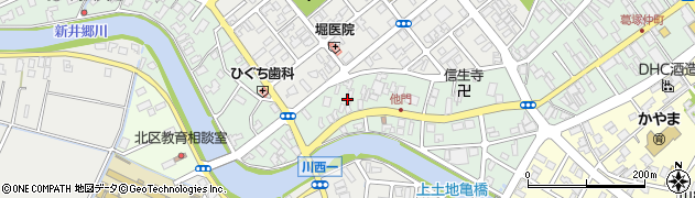 笹川肥料店周辺の地図