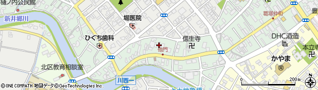 上杉セトモノ店周辺の地図
