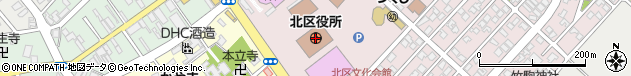新潟県新潟市北区周辺の地図