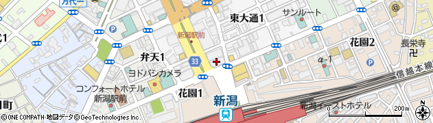 株式会社ミルボン・新潟営業所周辺の地図