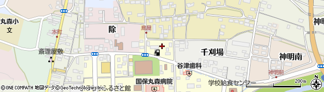 仙台森林管理署丸森森林事務所周辺の地図