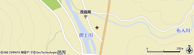 福島県福島市飯坂町茂庭（入黒沢）周辺の地図