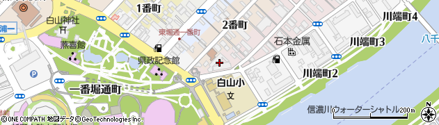 新潟県新潟市中央区上大川前通（１番町）周辺の地図