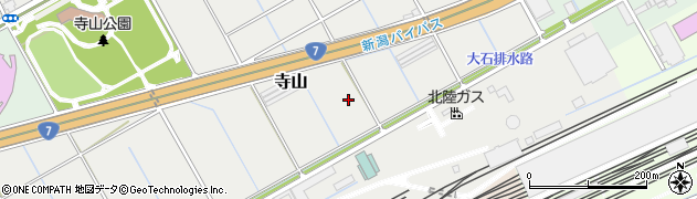 新潟県新潟市東区寺山周辺の地図