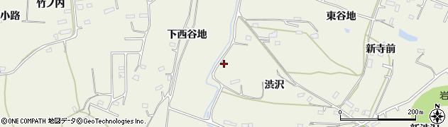 宮城県山元町（亘理郡）坂元（渋沢）周辺の地図