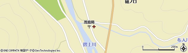 福島県福島市飯坂町茂庭西川原周辺の地図