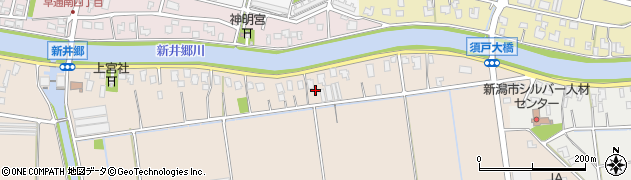 新潟県新潟市北区新井郷661周辺の地図