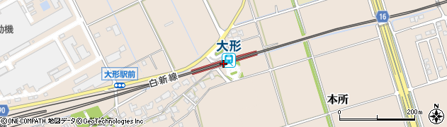 大形駅周辺の地図