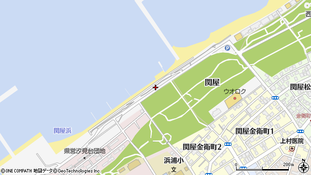 〒951-8134 新潟県新潟市西区関屋の地図