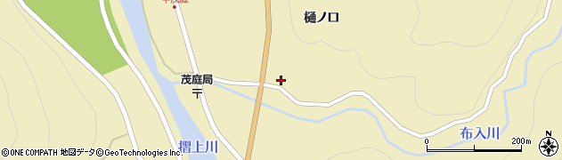 福島県福島市飯坂町茂庭樋ノ口95周辺の地図